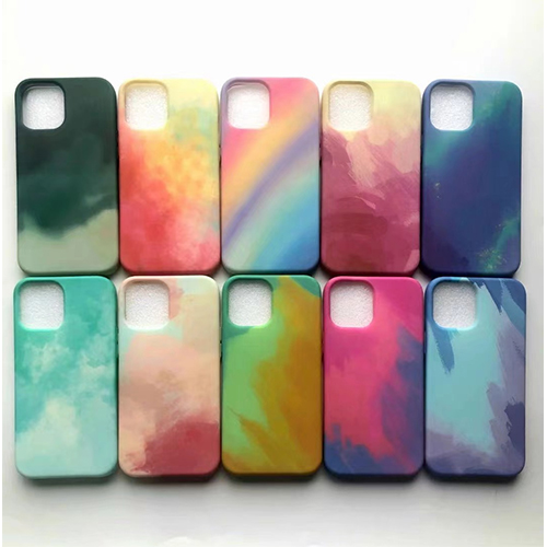 เคสโทรศัพท์ลายซิลิโคนสีน้ำ